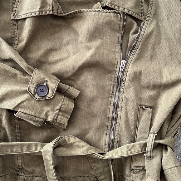 Blank NYC boxy moto belted army jacket - Picture 3 of 12